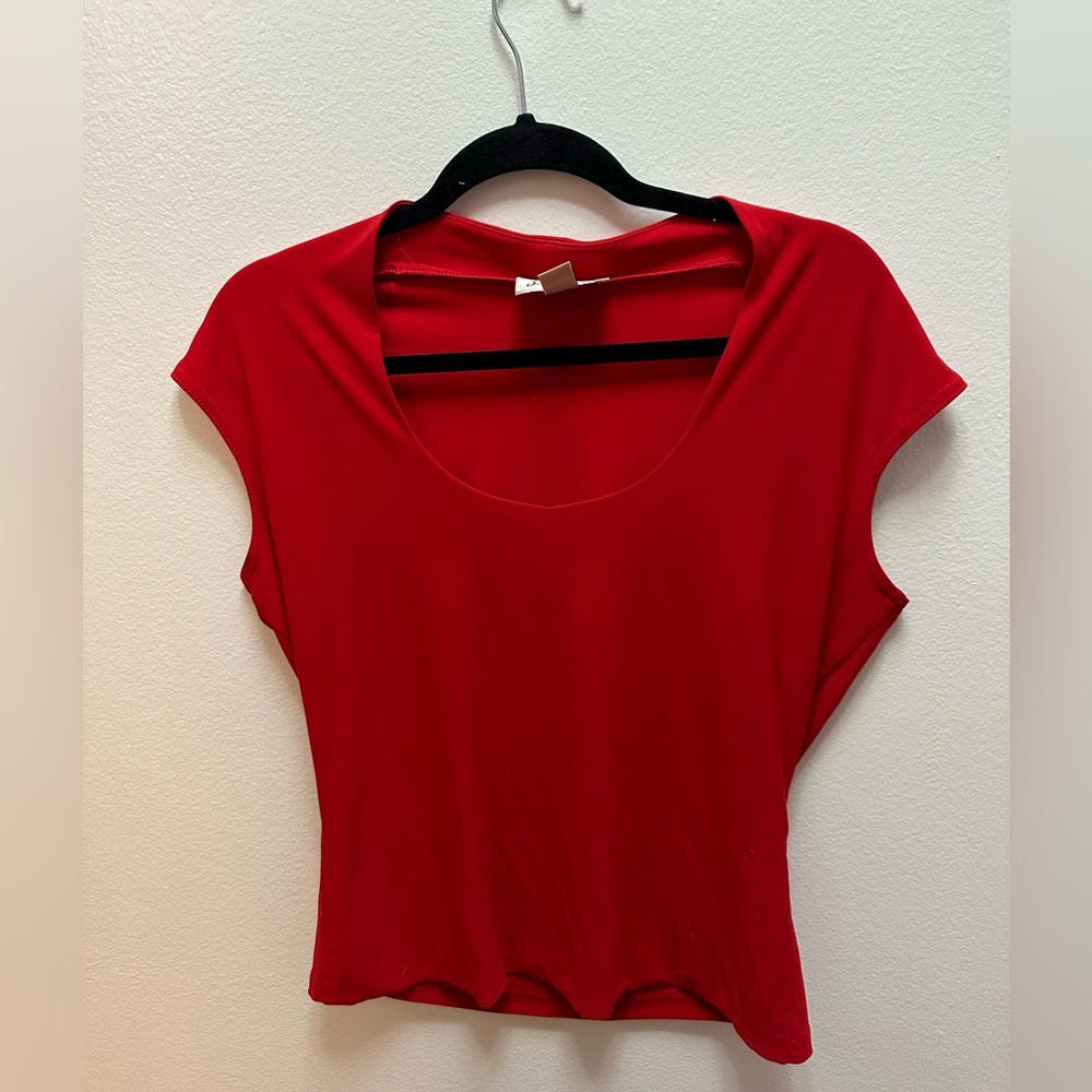 Joseph Ribkoff Red Blouse